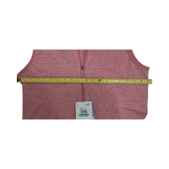 Puma Pink Athletic Vest with Mock Neck - Picture 4 of 12